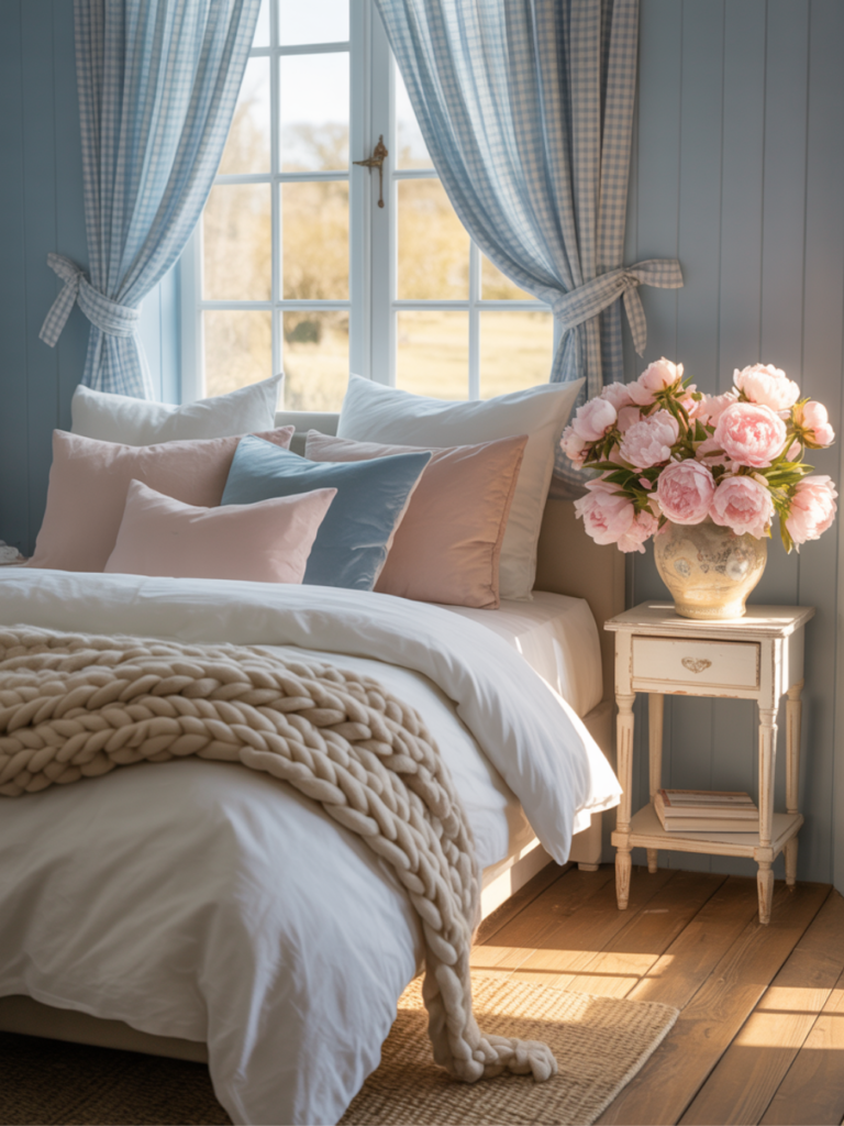 Romantic Cottage Pastel Bedroom Ideas