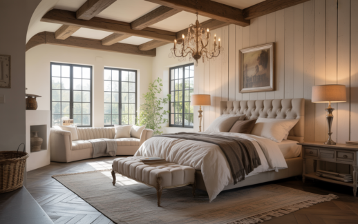 Modern French Farmhouse Bedroom Ideas