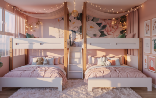 Bunk Bed Girls Room Ideas