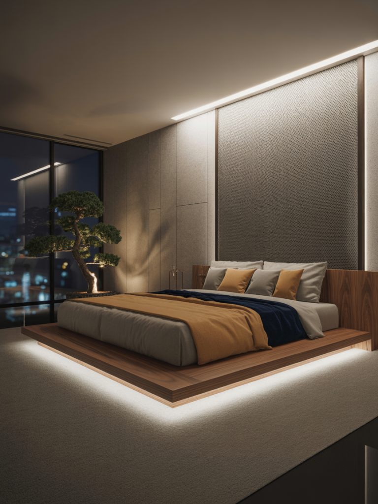 Luxury Zen Hotel Suite Mood Bedroom