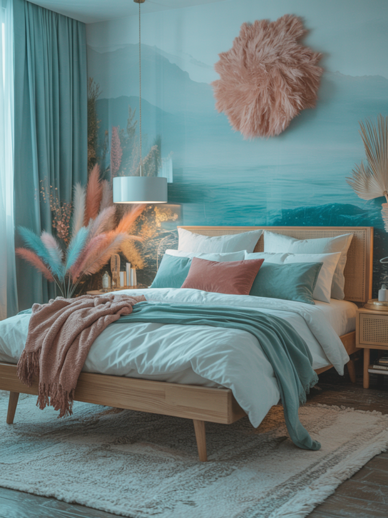 Minimalist Mermaid Boho Bedroom
