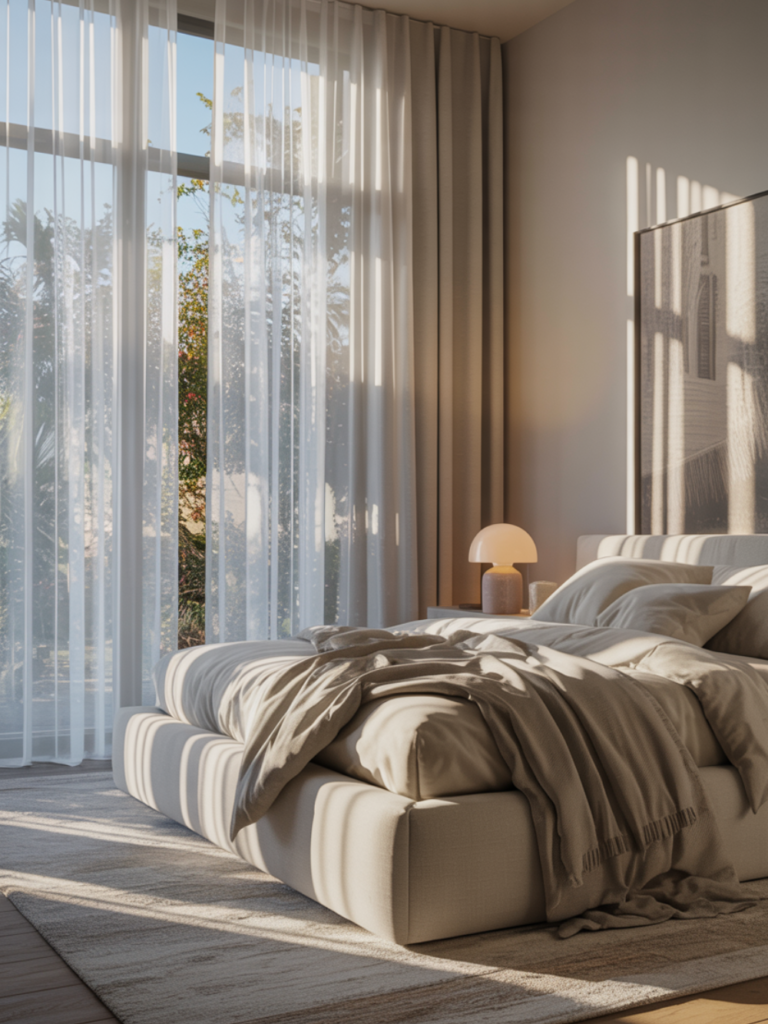 White Sheer Curtains