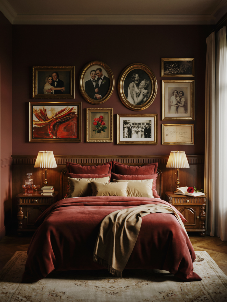 Romantic Gallery Wall Ideas for a Personal Bedroom Touch