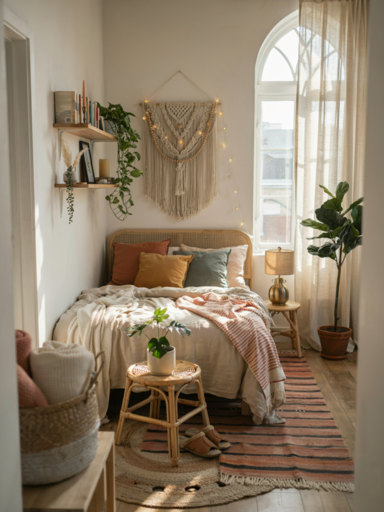Boho Studio Bedroom Ideas for Couples